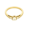 50 Bague en or jaune et diamants : 0,25 carat 58 Facettes DV33529-2