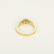 50 Bague en or jaune et diamants : 0,25 carat 58 Facettes DV33529-2
