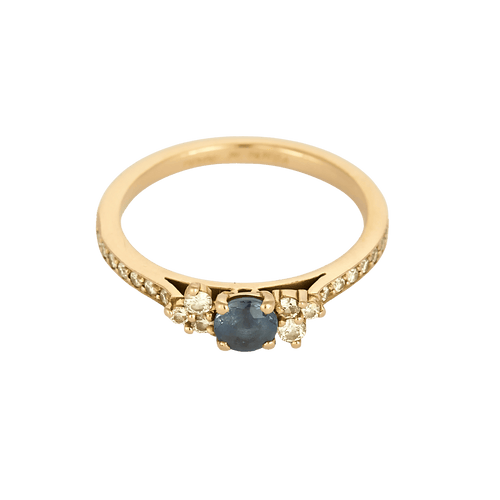 50 Gemmyo Bague baby everbloom  en Or rose 18k Saphir and Diamant 58 Facettes DV34798-1