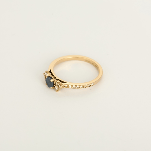 50 Gemmyo Bague baby everbloom  en Or rose 18k Saphir and Diamant 58 Facettes DV34798-1