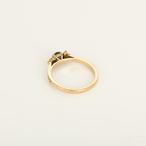 50 Gemmyo Bague baby everbloom  en Or rose 18k Saphir and Diamant 58 Facettes DV34798-1