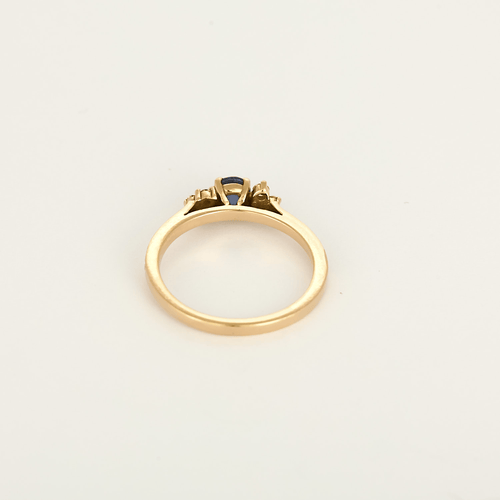 50 Gemmyo Bague baby everbloom  en Or rose 18k Saphir and Diamant 58 Facettes DV34798-1