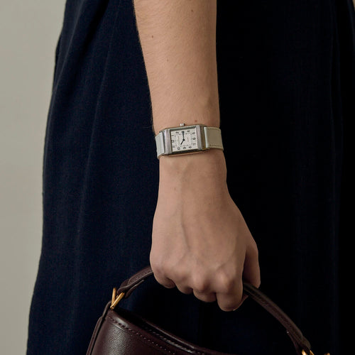 Jaeger-LeCoultre Montre Reverso lady en acier 58 Facettes DV33707-7