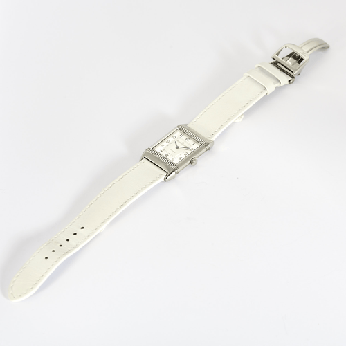 Jaeger-LeCoultre Montre Reverso lady en acier 58 Facettes DV33707-7