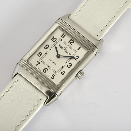 Jaeger-LeCoultre Montre Reverso lady en acier 58 Facettes DV33707-7