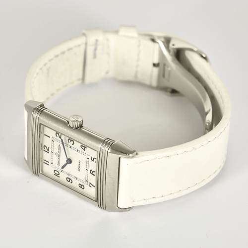 Jaeger-LeCoultre Montre Reverso lady en acier 58 Facettes DV33707-7