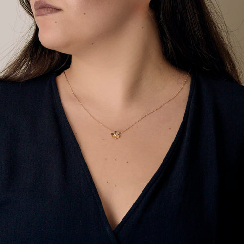 Van Cleef & Arpels- Frivole - Mini Modèle - Collier en Or jaune et diamant
