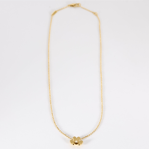 Van Cleef & Arpels- Frivole - Mini Modèle - Collier en Or jaune et diamant