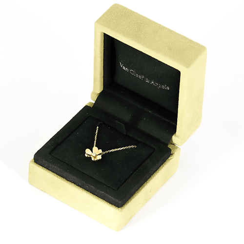 Van Cleef & Arpels- Frivole - Mini Modèle - Collier en Or jaune et diamant