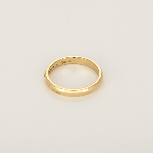Cartier - Alliance en or jaune et diamant