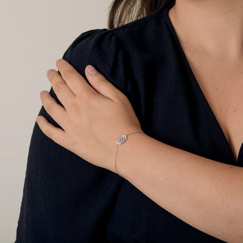 Vanessa Tugendhaf- Bracelet en Or blanc et diamants