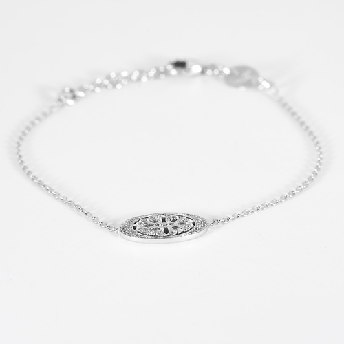 Vanessa Tugendhaf- Bracelet en Or blanc et diamants