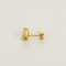 Boucles d'oreilles en or jaune et diamants : 1,10 carat