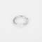 Poiray - Tresse - Petit modèle - Bague en or blanc et diamants