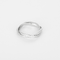 Poiray - Tresse - Petit modèle - Bague en or blanc et diamants