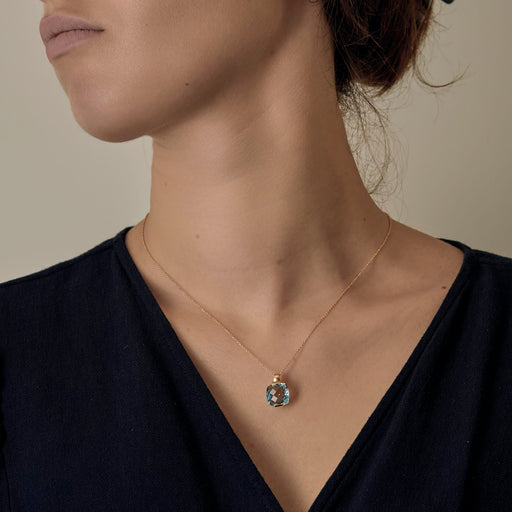 Collier Collier en or jaune et topaze 58 Facettes DV31672-12