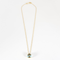 Collier en or jaune et topaze