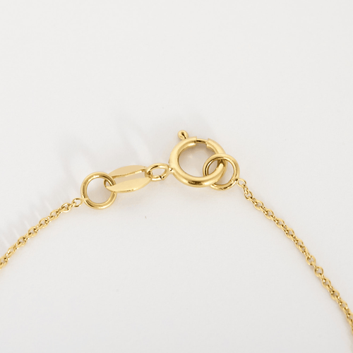 Collier en or jaune et topaze