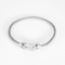 FRED - Force 10 - Moyen Modèle - Bracelet acier, manille or blanc et diamants 58 Facettes DV33563-1