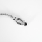 FRED - Force 10 - Moyen Modèle - Bracelet acier, manille or blanc et diamants 58 Facettes DV33563-1