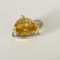 Pendentif en Or blanc 18k Citrine and Diamant 58 Facettes DV34700-4