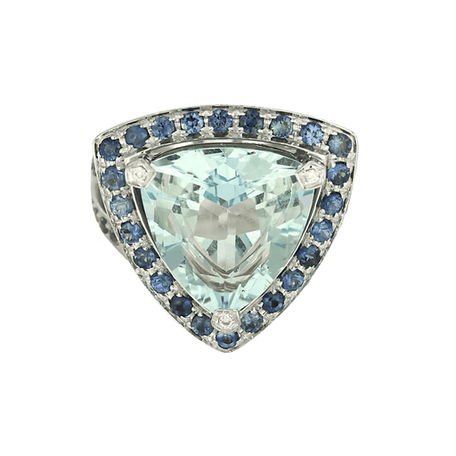 Bague 48 MAUBOUSSIN - Tellement Subtile pour Toi - Bague en Or blanc Aigue marine, Saphirs, Améthystes 58 Facettes DV34517-1