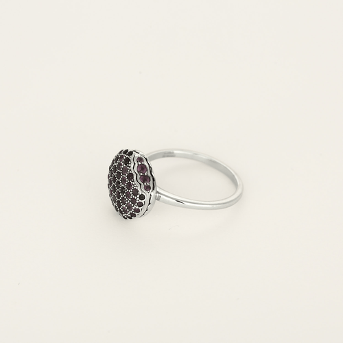 52 Boucheron - Tentation Macaron - Bague en or blanc et améthystes 58 Facettes DV33795-2