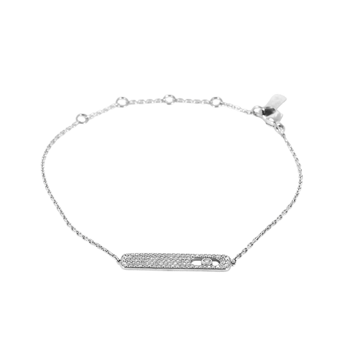 Messika - My first diamond - Bracelet en or blanc et diamants 58 Facettes DV0572-3