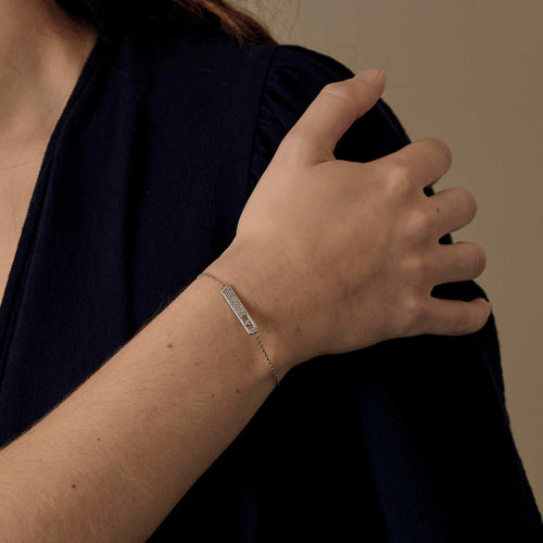 Messika - My first diamond - Bracelet en or blanc et diamants 58 Facettes DV0572-3
