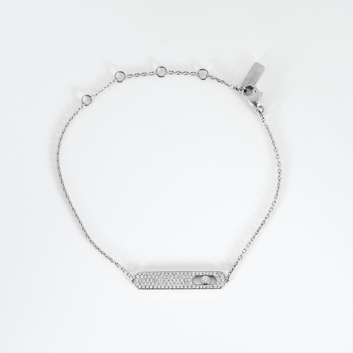 Messika - My first diamond - Bracelet en or blanc et diamants 58 Facettes DV0572-3