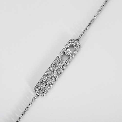 Messika - My first diamond - Bracelet en or blanc et diamants 58 Facettes DV0572-3