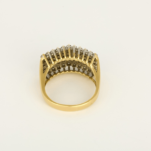 58 Bague deux or et diamants 58 Facettes DV0622-6