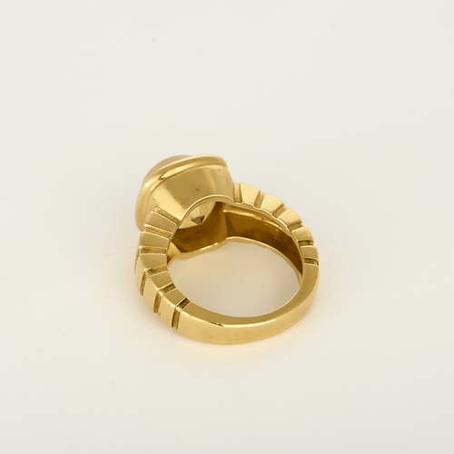 54 Van Cleef & Arpels - Facade - Bague en Or jaune 18k (750 millièmes) et Citrine 58 Facettes DV23308-1