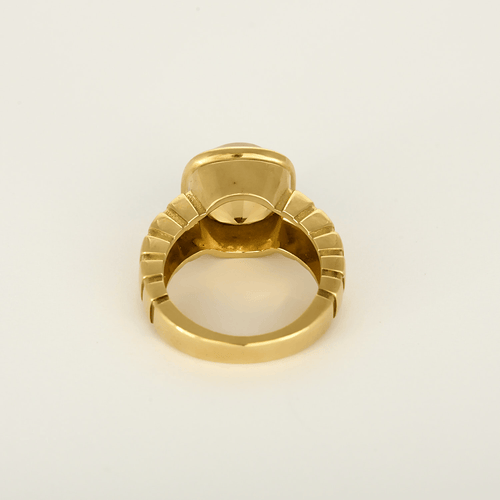 54 Van Cleef & Arpels - Facade - Bague en Or jaune 18k (750 millièmes) et Citrine 58 Facettes DV23308-1