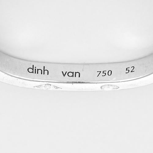 50 Dinh Van - Cube - Bague en or blanc et diamants : 0,43 carat 58 Facettes DV33900-1