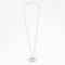 POIRAY - Tresse Petit Modèle - Collier en or blanc et diamants 58 Facettes DV34888-2