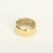 56 Bague jonc en or jaune, or blanc, diamant de taille princesse mobile 58 Facettes DV33869-7