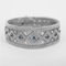 Bracelete en or gris, saphirs et diamants 58 Facettes DV34330-1