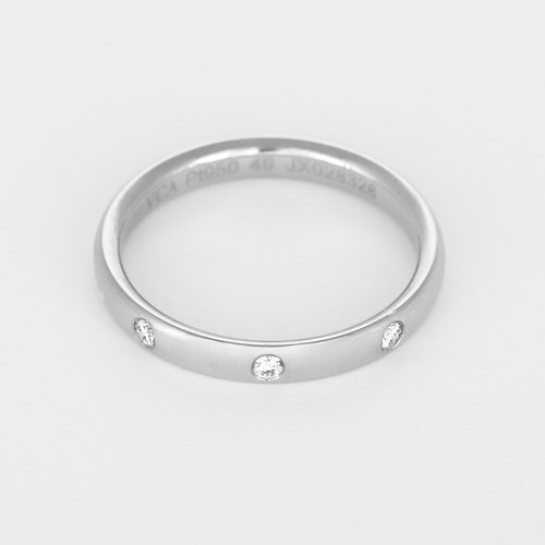 49 VAN-CLEEF-ARPELS - Tendrement Etoile - Alliance  en platine et diamant 58 Facettes DV31416-6