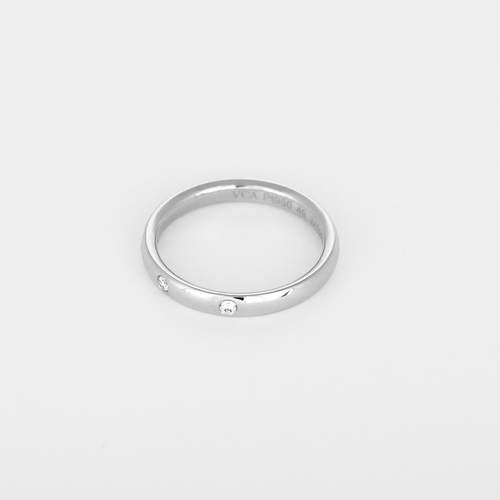 49 VAN-CLEEF-ARPELS - Tendrement Etoile - Alliance  en platine et diamant 58 Facettes DV31416-6