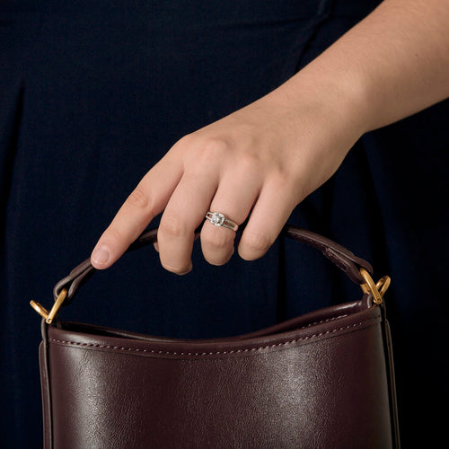 50.5 Mauboussin - Chance of Love n°2 -  Bague en or blanc et diamants 58 Facettes DV34345-1