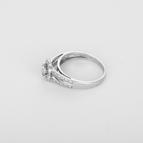 50.5 Mauboussin - Chance of Love n°2 -  Bague en or blanc et diamants 58 Facettes DV34345-1