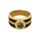 56 Mauboussin - L'Oeuvre Noire - Bague en or jaune, diamant noir et diamants 58 Facettes DV34008-1