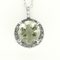 MAUBOUSSIN - Vraiment toi - Collier en or blanc, quartz vert et diamants 58 Facettes DV34658-2