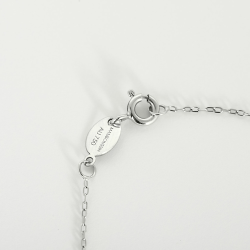 MAUBOUSSIN - Vraiment toi - Collier en or blanc, quartz vert et diamants 58 Facettes DV34658-2