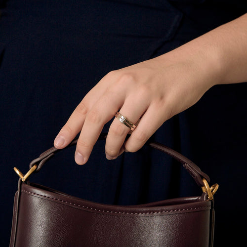 63 Mauboussin - Subtile éternité - Bague en or blanc et or jaune 58 Facettes DV33838-2