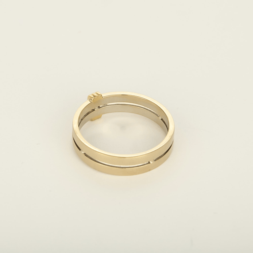63 Mauboussin - Subtile éternité - Bague en or blanc et or jaune 58 Facettes DV33838-2