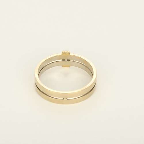 63 Mauboussin - Subtile éternité - Bague en or blanc et or jaune 58 Facettes DV33838-2