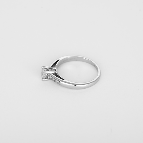 50 Mauboussin - Tu es le sel de ma vie n°3- Bague en platine et diamants 58 Facettes DV35026-1