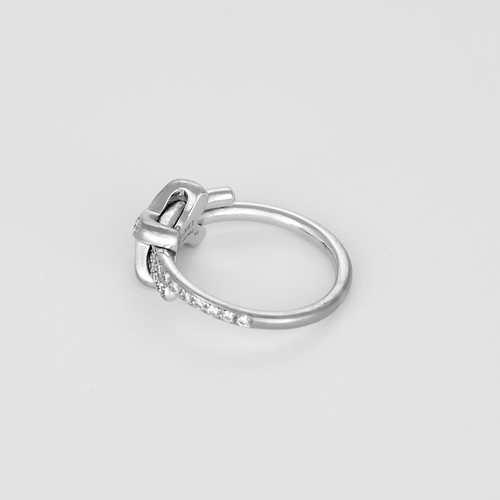 Bague 50 CHAUMET - Liens - Délicate bague en or blanc 18K (750 millièmes) 58 Facettes DV32854-1